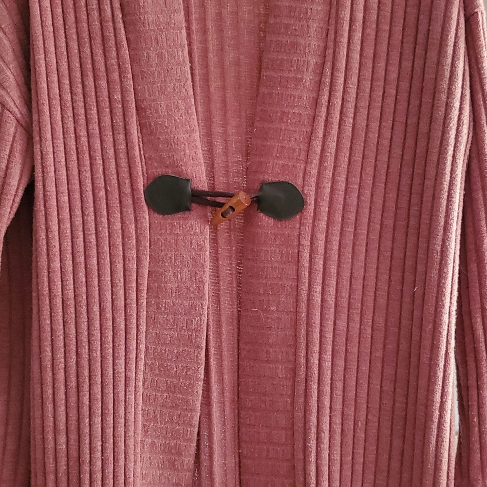 Women's Mauve Long Cardigan